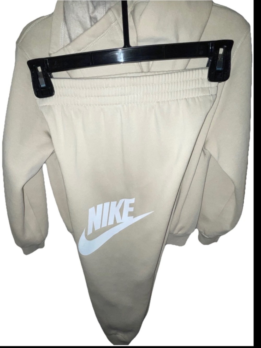 Nike Kids Cream Hoodie Set (Size 7) - Picture 6 of 7